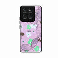 Peach Flower Glass Phone Cover for Motorola Edge 60 5G