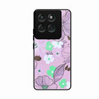 Peach Flower Glass Phone Cover for Motorola Edge 60 Pro 5G