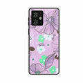 Peach Flower Glass Phone Cover for Motorola G64 5G