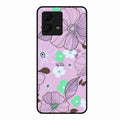 Peach Flower Glass Phone Cover for Motorola g84 5G