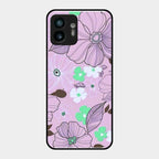 Peach Flower Glass Phone Cover for Nothing Phone 2