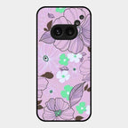 Peach Flower Glass Phone Cover for Nothing Phone 2A 5G