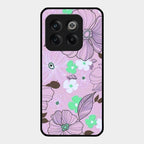 Peach Flower Glass Phone Cover for Oneplus 10T 5G
