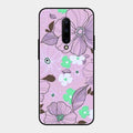 Peach Flower Glass Phone Cover for Oneplus 7 Pro