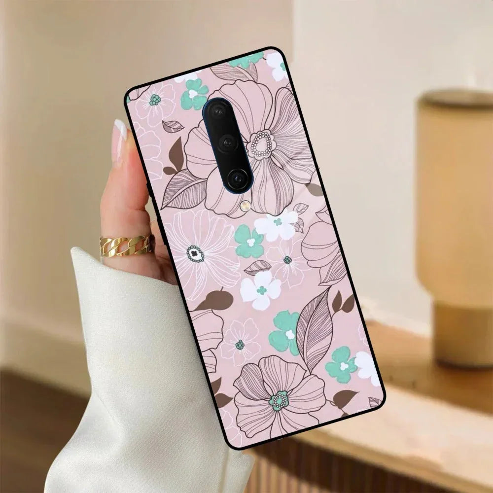 Peach Flower Glass Phone Cover for OnePlus - ShopOnCliQ