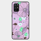 Peach Flower Glass Phone Cover for Oneplus 8T