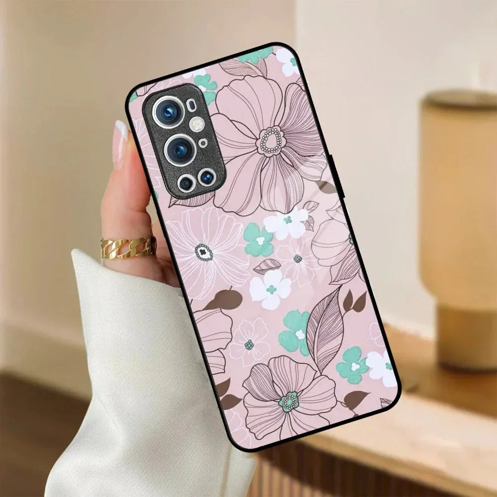Peach Flower Glass Phone Cover for OnePlus - ShopOnCliQ