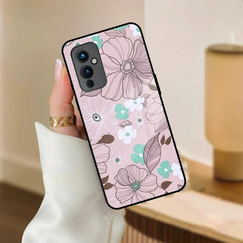 Peach Flower Glass Phone Cover for OnePlus - ShopOnCliQ