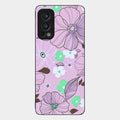 Peach Flower Glass Phone Cover for Oneplus Nord 2 5G