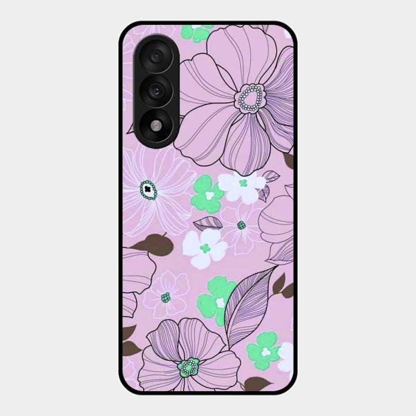 Peach Flower Glass Phone Cover for Oneplus Nord 5 5G