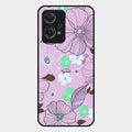 Peach Flower Glass Phone Cover for Oneplus Nord Ce 2 Lite 5G