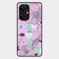 Peach Flower Glass Phone Cover for Oneplus Nord Ce5 5G