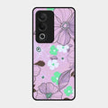 Peach Flower Glass Phone Cover for Oppo A3 Pro 5G