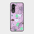 Peach Flower Glass Phone Cover for Oppo A5 5G