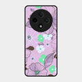 Peach Flower Glass Phone Cover for Oppo F27 Pro Plus 5G