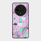Peach Flower Glass Phone Cover for Oppo F27 Pro Plus 5G