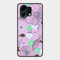 Peach Flower Glass Phone Cover for Oppo K13 Turbo 5G