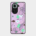 Peach Flower Glass Phone Cover for Oppo Reno 11 5G
