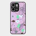 Peach Flower Glass Phone Cover for Oppo Reno 14 Pro 5G