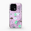 Peach Flower Glass Phone Cover for Oppo Reno 15 5G