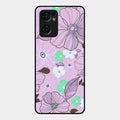 Peach Flower Glass Phone Cover for Oppo Reno 7 5G