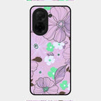 Peach Flower Glass Phone Cover for Poco C71