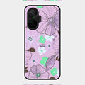 Peach Flower Glass Phone Cover for Poco F7 5G