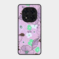 Peach Flower Glass Phone Cover for Poco X7 5G