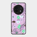 Peach Flower Glass Phone Cover for Realme 13 Plus 5G