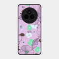 Peach Flower Glass Phone Cover for Realme 14 Pro Plus 5G