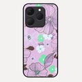 Peach Flower Glass Phone Cover for Realme 15T 5G