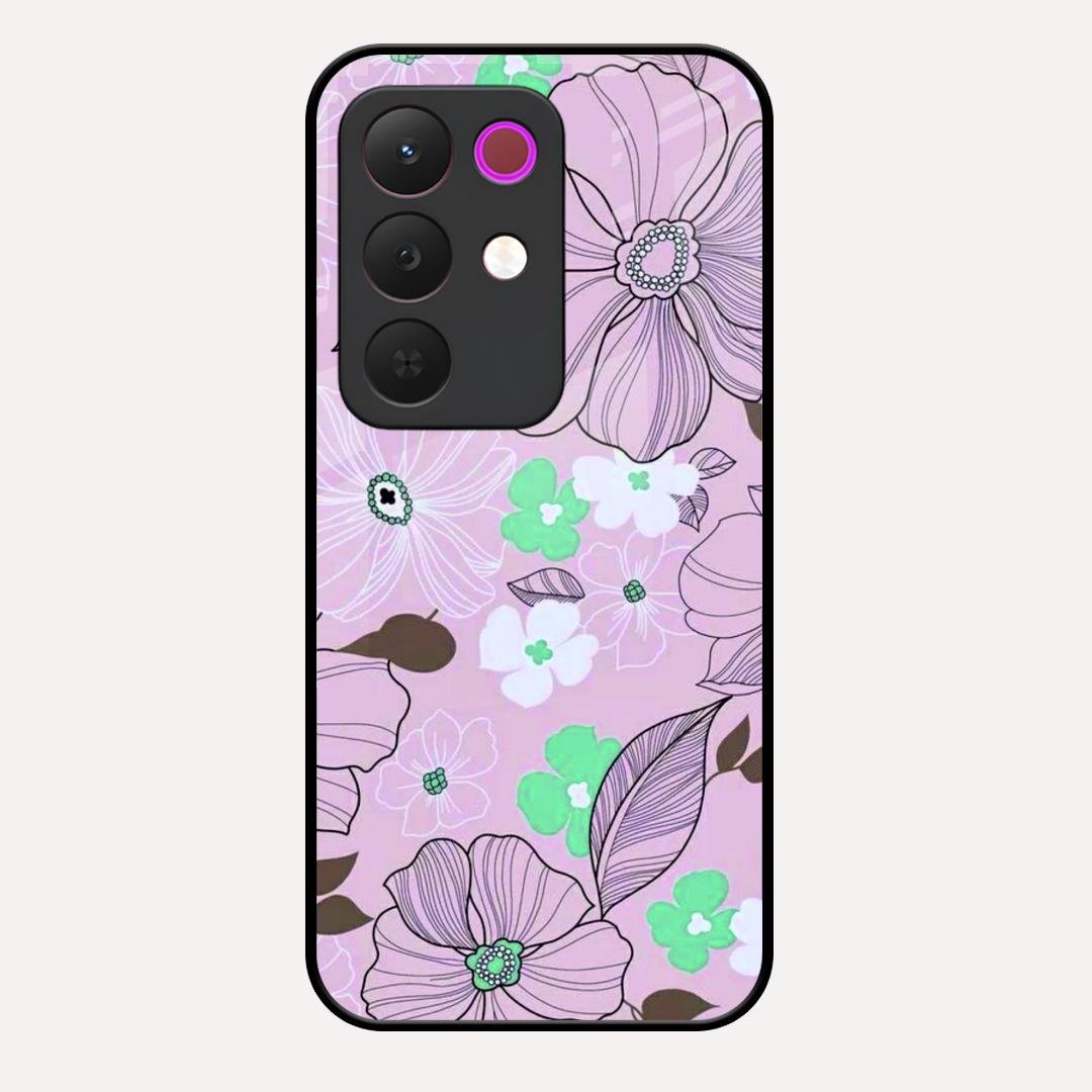 Peach Flower Glass Phone Cover for Realme 15X 5G