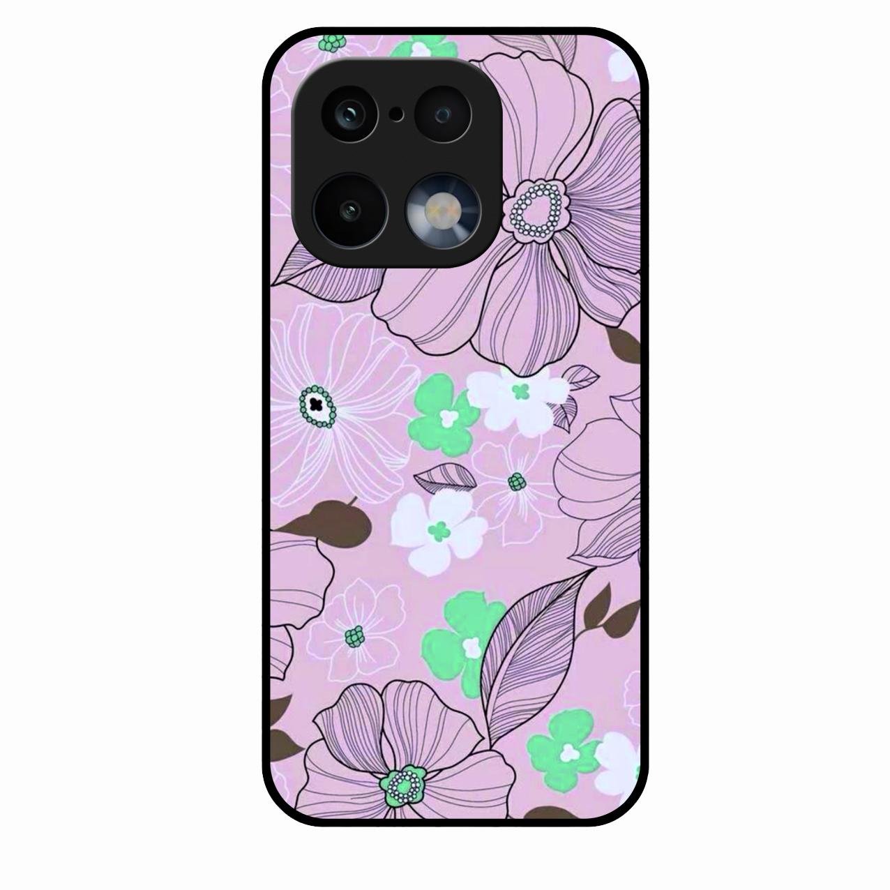 Peach Flower Glass Phone Cover for Realme 16 Pro 5G