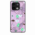Peach Flower Glass Phone Cover for Realme 16 Pro Plus 5G