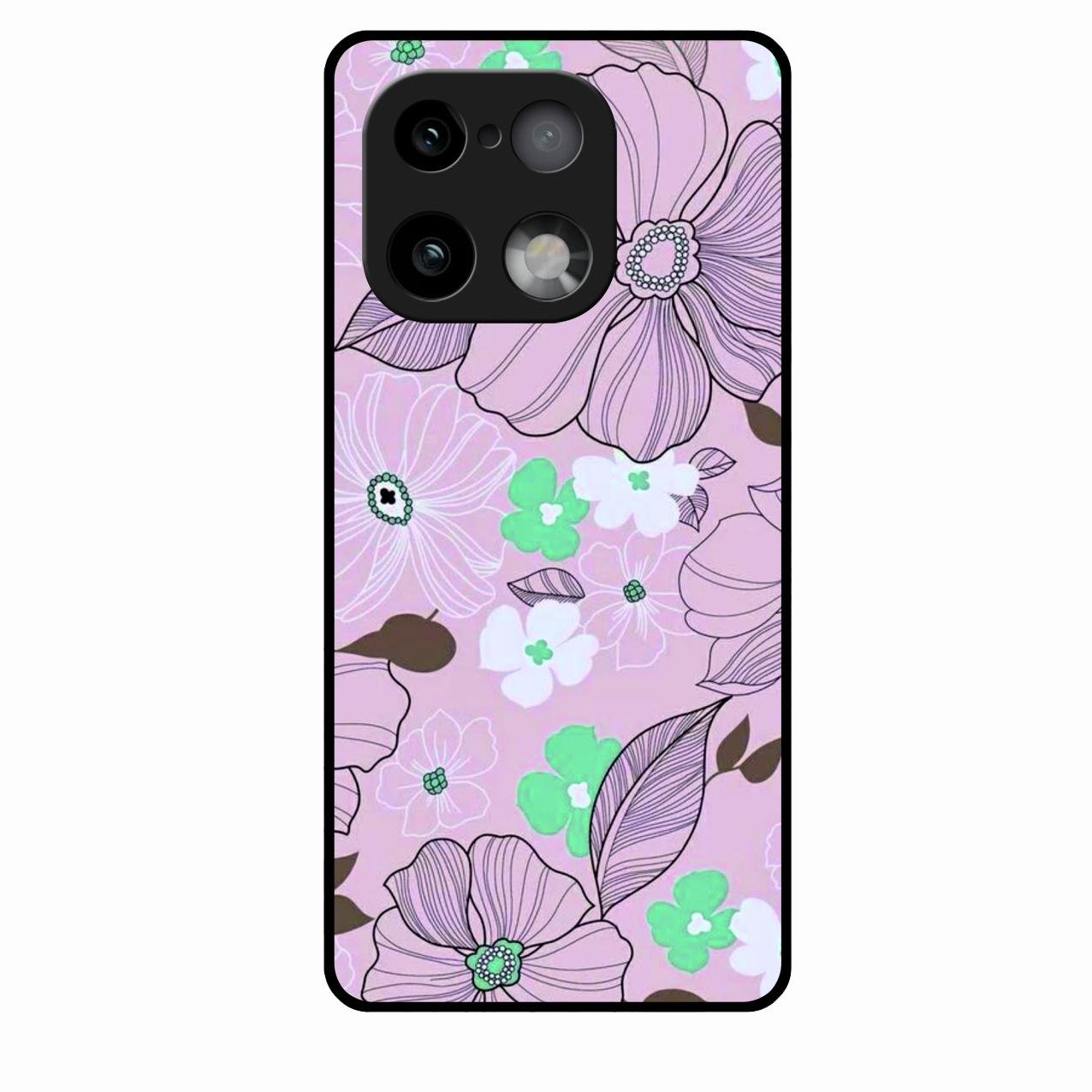 Peach Flower Glass Phone Cover for Realme 16 Pro Plus 5G