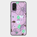 Peach Flower Glass Phone Cover for Realme 7 Pro