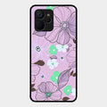 Peach Flower Glass Phone Cover for Realme 9I 5G