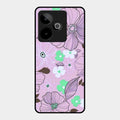 Peach Flower Glass Phone Cover for Realme Gt 7 5G