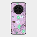 Peach Flower Glass Phone Cover for Realme Narzo 70 Pro 5G