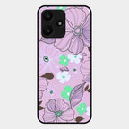 Peach Flower Glass Phone Cover for Redmi 12 5G
