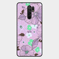 Peach Flower Glass Phone Cover for Redmi 9 Prime