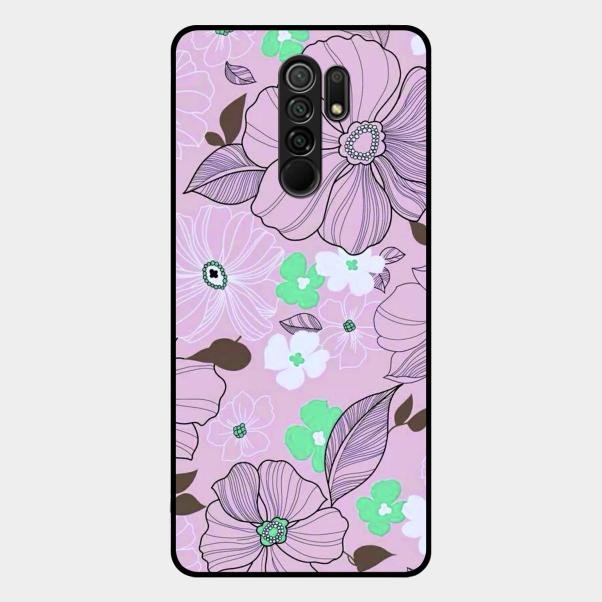 Peach Flower Glass Phone Cover for Redmi 9 Prime