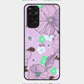 Peach Flower Glass Phone Cover for Redmi Note 11