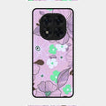 Peach Flower Glass Phone Cover for Redmi Note 14 Pro 5G