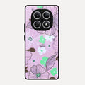 Peach Flower Glass Phone Cover for Redmi Note 15 5G