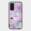 Peach Flower Glass Phone Cover for Samsung Galaxy A14 5G