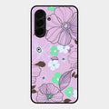 Peach Flower Glass Phone Cover for Samsung Galaxy A26 5G