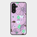 Peach Flower Glass Phone Cover for Samsung Galaxy F56 5G