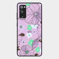 Peach Flower Glass Phone Cover for Samsung Galaxy S20 Fe 5G