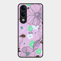 Peach Flower Glass Phone Cover for Vivo T4 Lite 5G
